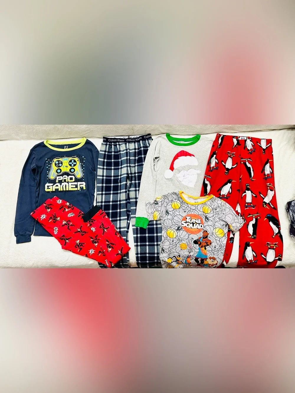 Lot Boys Pajamas Sets Size 8/10 Years Excellent Condition